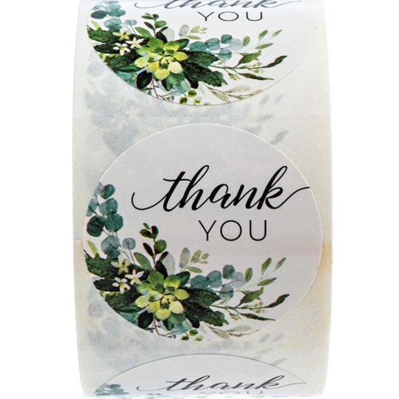 Thank you Stickers, Greenery Floral - Picture 6 of 8